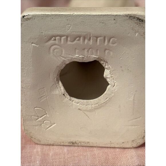 Madonna Mary Bisque Ceramic 11” Figurine Atlantic Mold - Picture 10 of 12